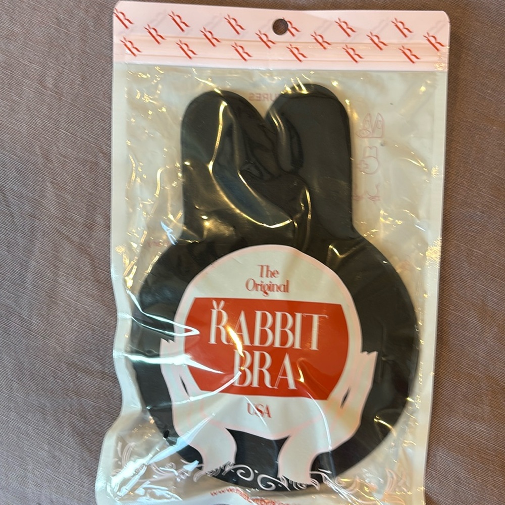 Rabbit bras that stick on